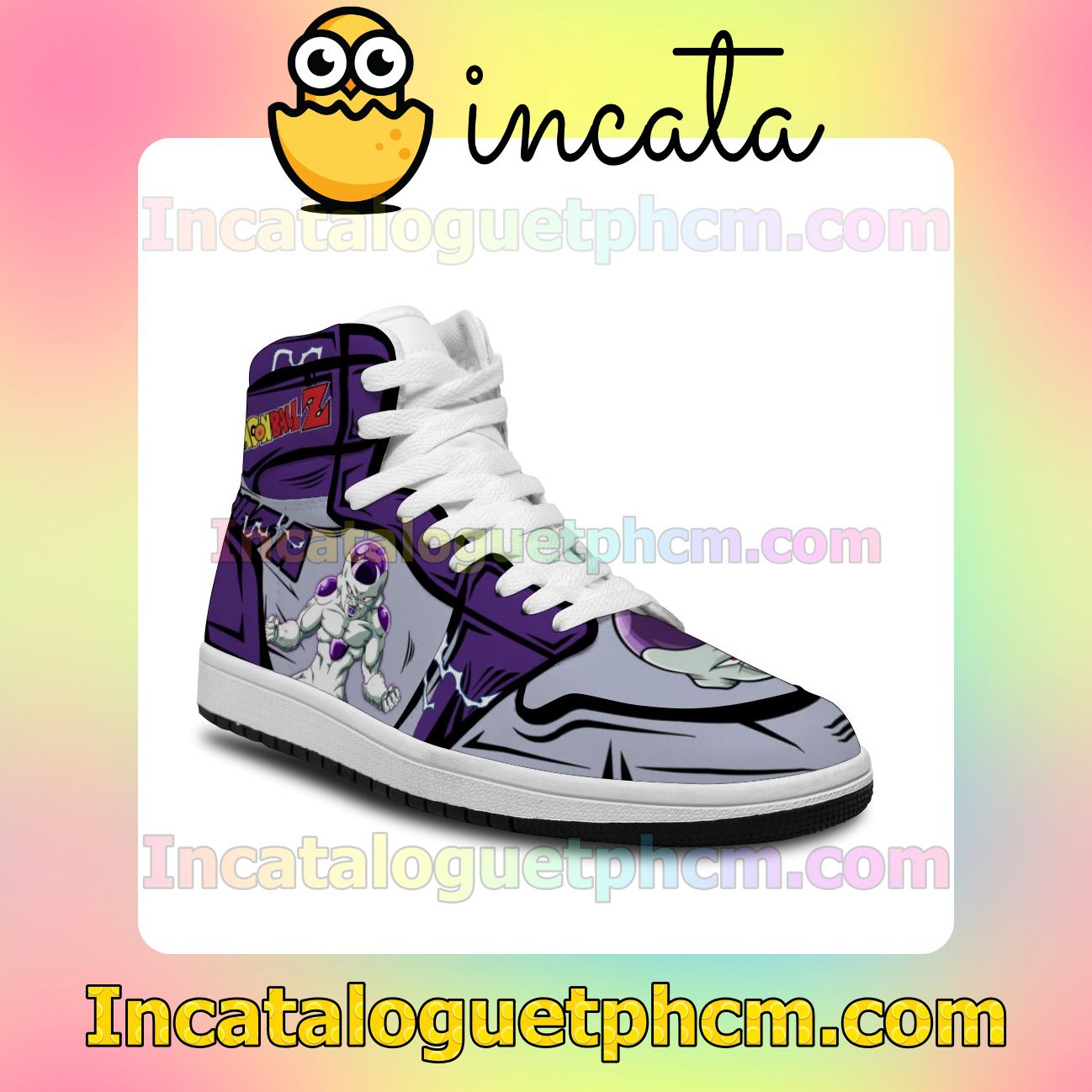 New Dragon Ball Frieza Air Jordan 1 Inspired Shoes