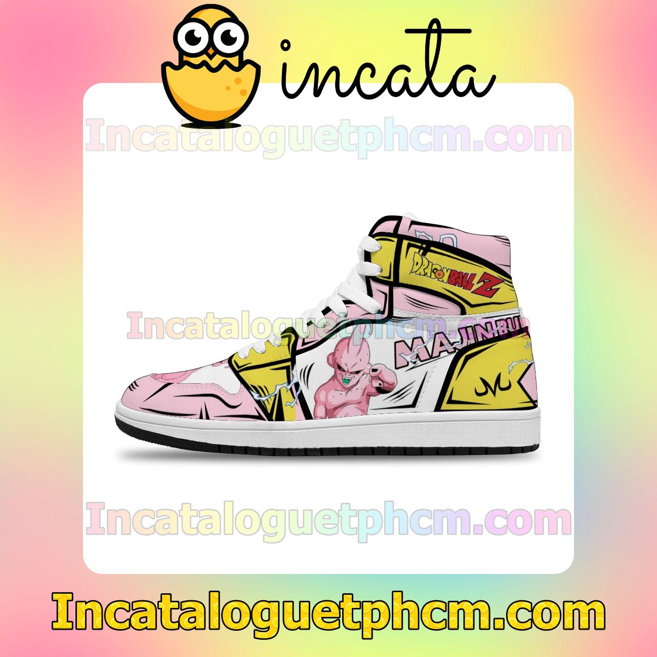 Dragon Ball Majin Buu Shoes DBZ Air Jordan 1 Inspired Shoes