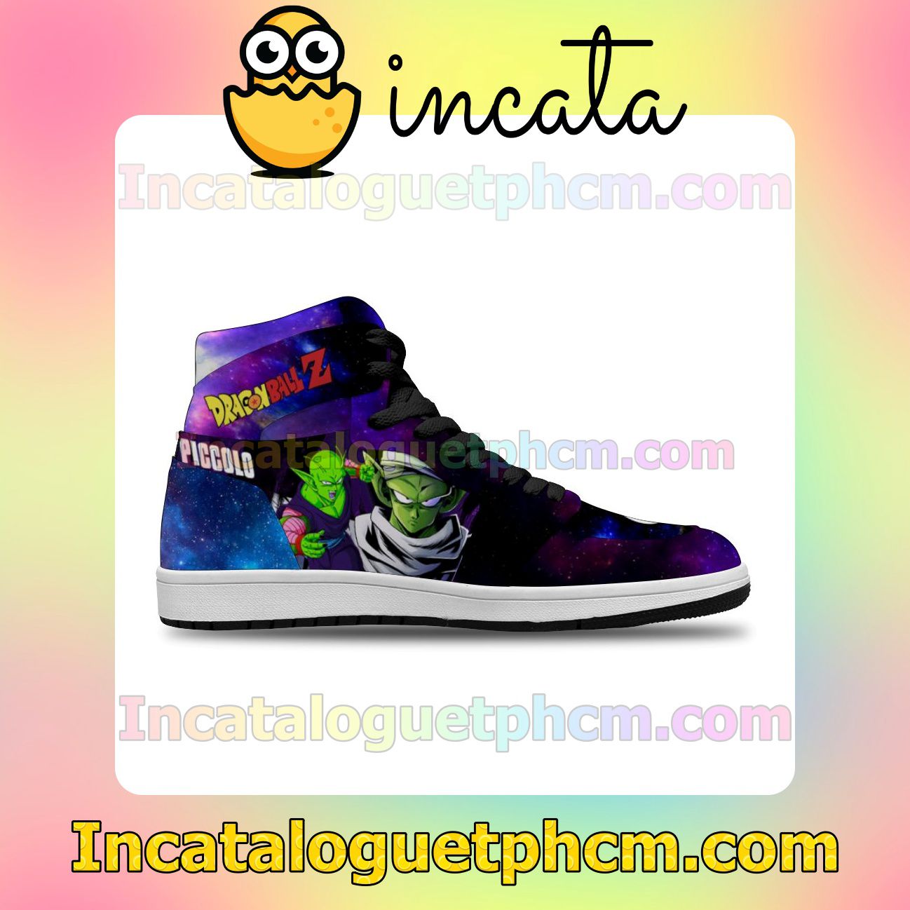 Clothing Dragon Ball PICCOLO Shoes DBZ Air Jordan 1 Inspired Shoes