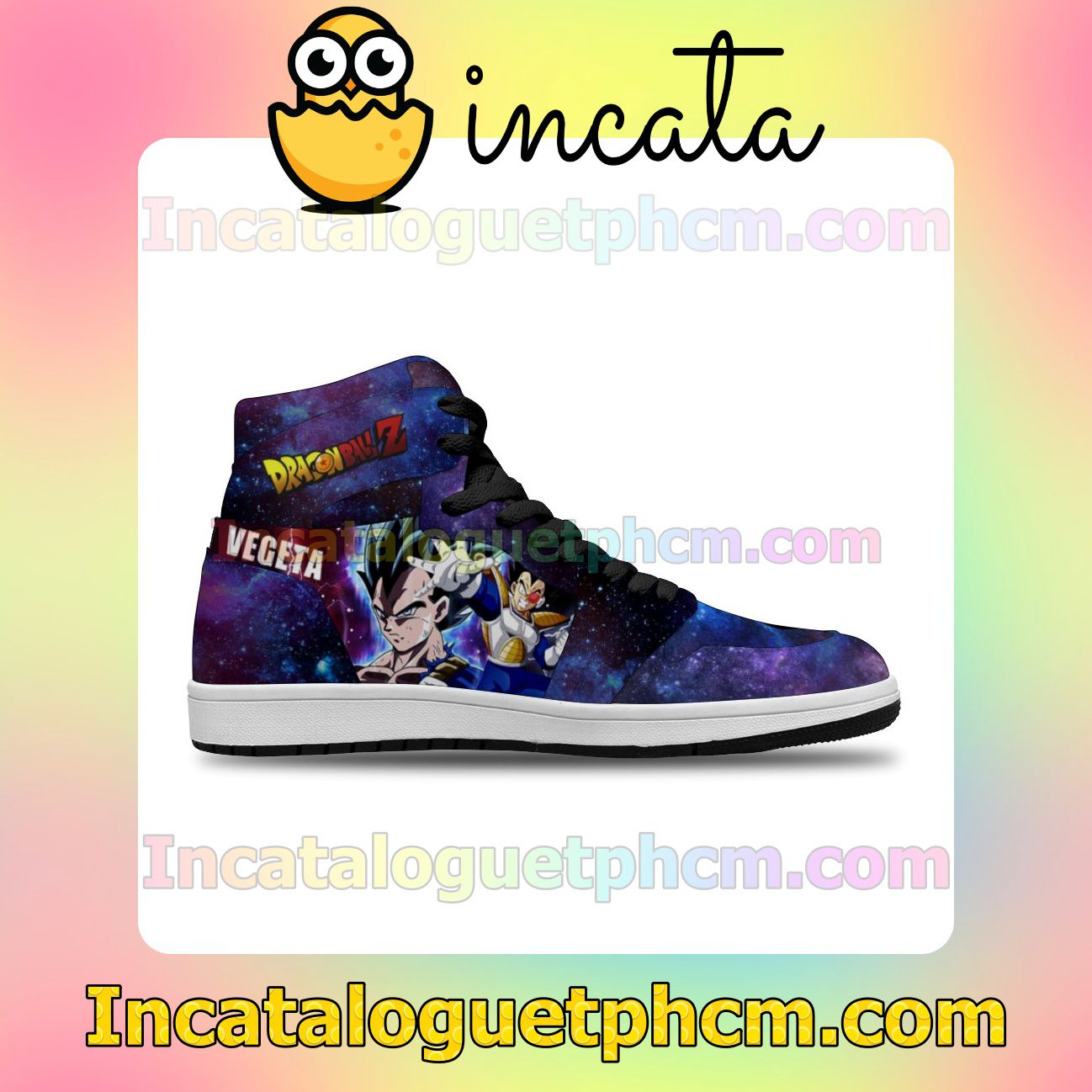 Beautiful Dragon Ball Super DBS Vegeta Custom Anime Shoes DBZ Air Jordan 1 Inspired Shoes