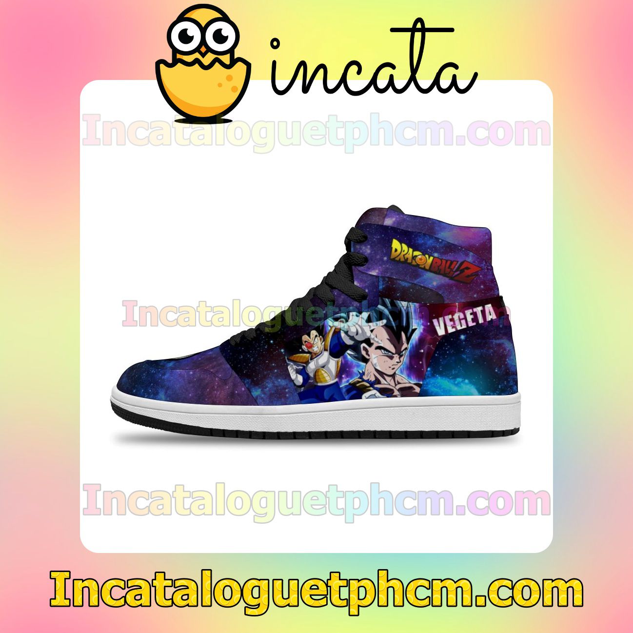 Dragon Ball Super DBS Vegeta Custom Anime Shoes DBZ Air Jordan 1 Inspired Shoes