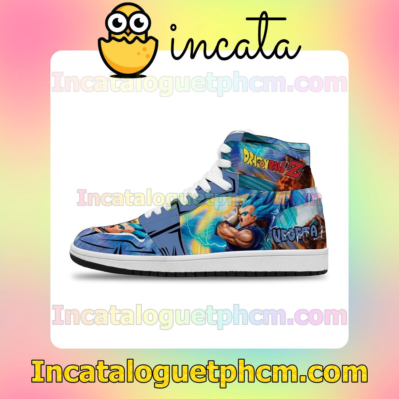 US Shop Dragon Ball Vegeta Shoes DBZ Air Jordan 1 Inspired Shoes