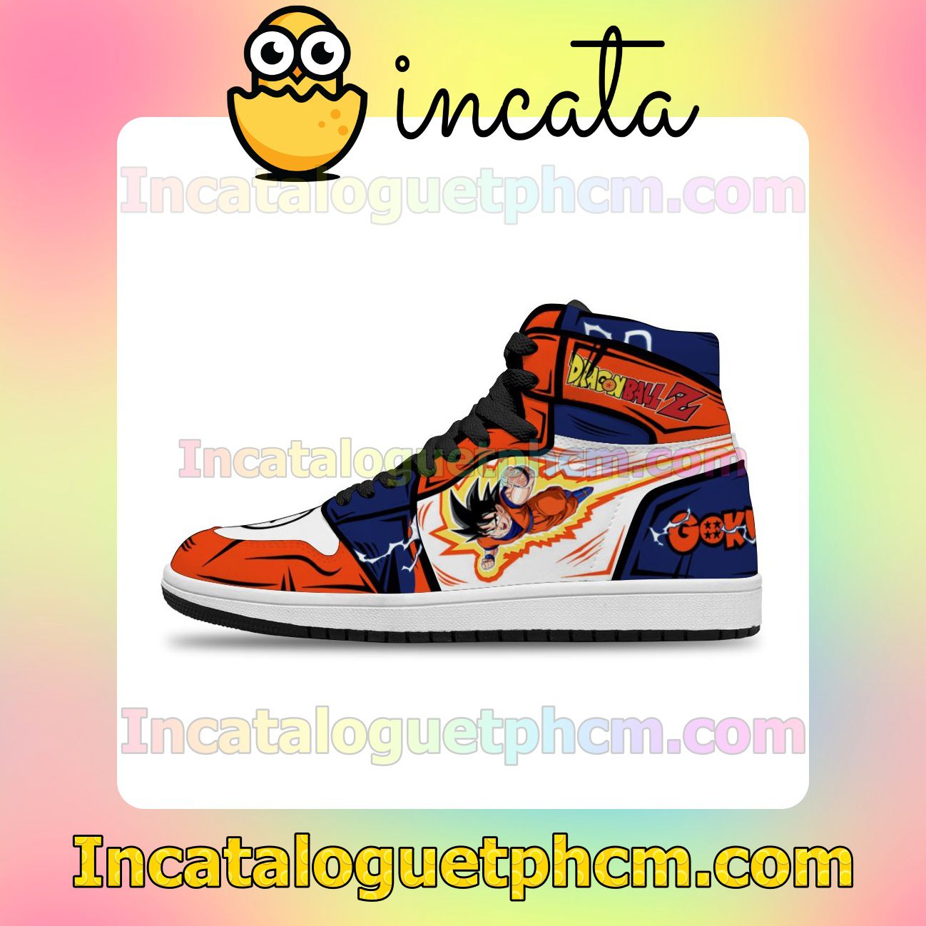 Dragon Ball Z DBZ Goku Air Jordan 1 Inspired Shoes
