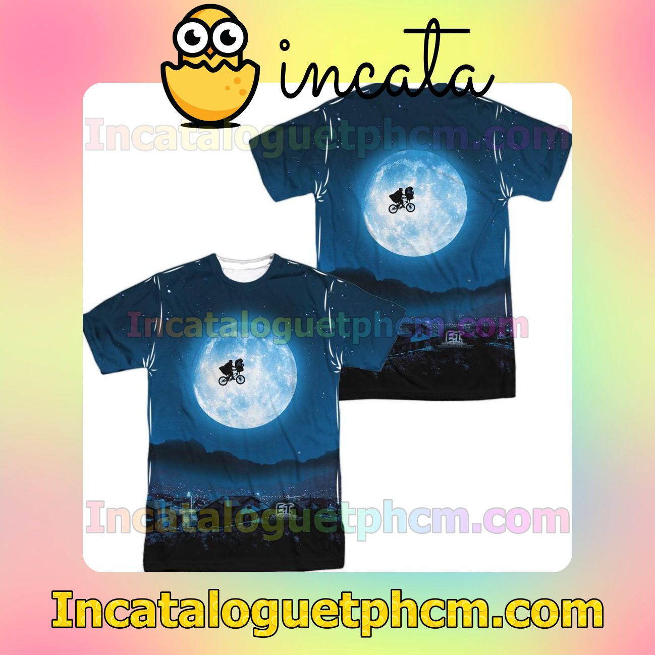 New E.T. Moon Personalized T-Shirts
