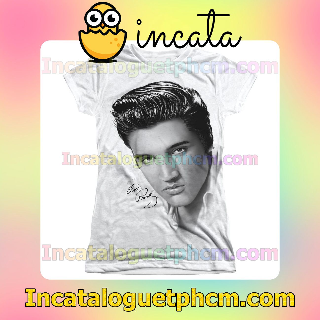 Great Quality Elvis Stare 2 Personalized T-Shirts