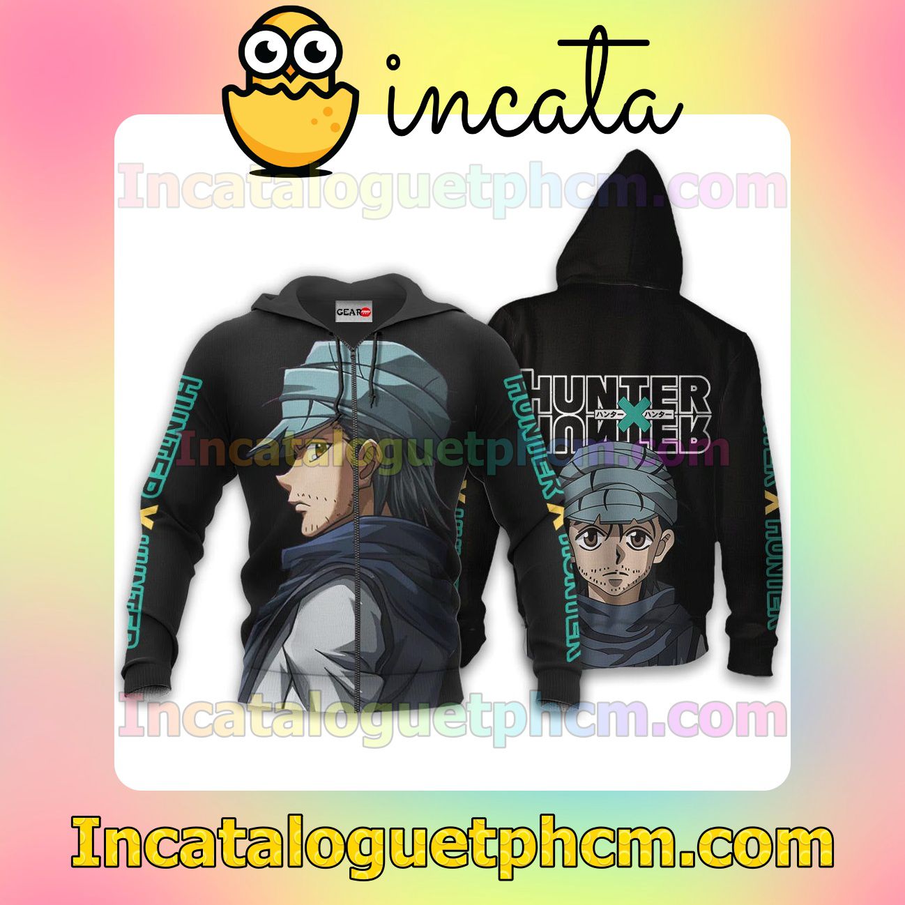 Ging Freecss Hunter x Hunter Anime Clothing Merch Zip Hoodie Jacket Shirts