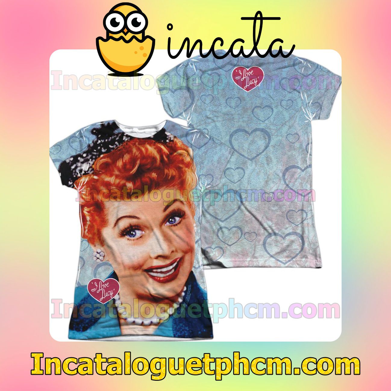 eBay I Love Lucy Smile Personalized T-Shirts