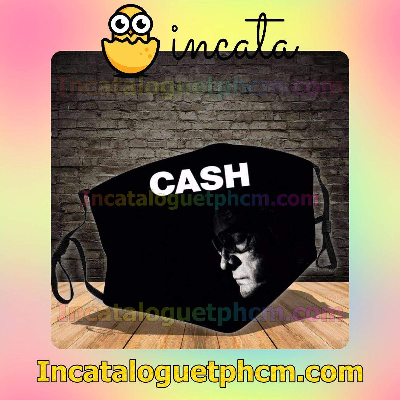 Johnny Cash American IV Album Cover Cotton Masks