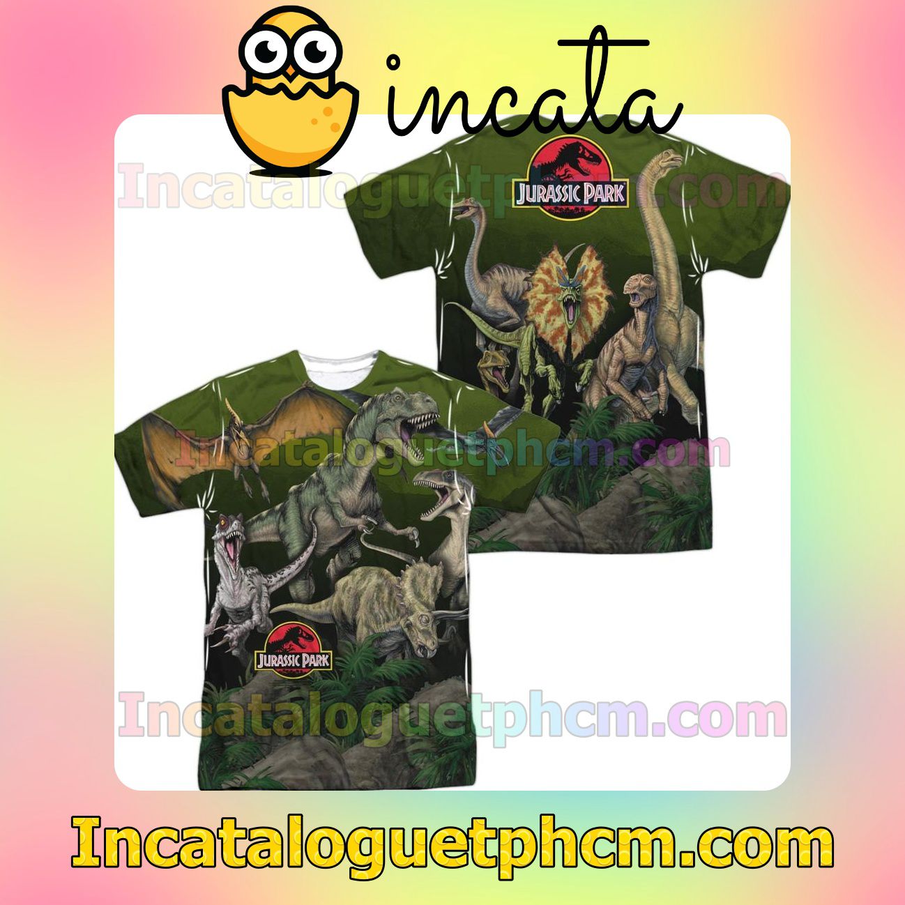 Rating Jurassic Park Pack Of Dinos Personalized T-Shirts