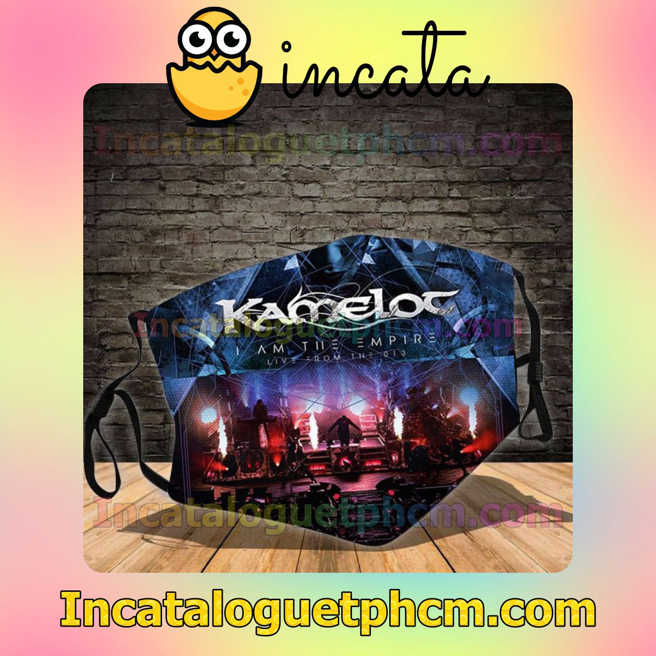 Kamelot I Am The Empire Live From The 013 Album Cover Cotton Masks