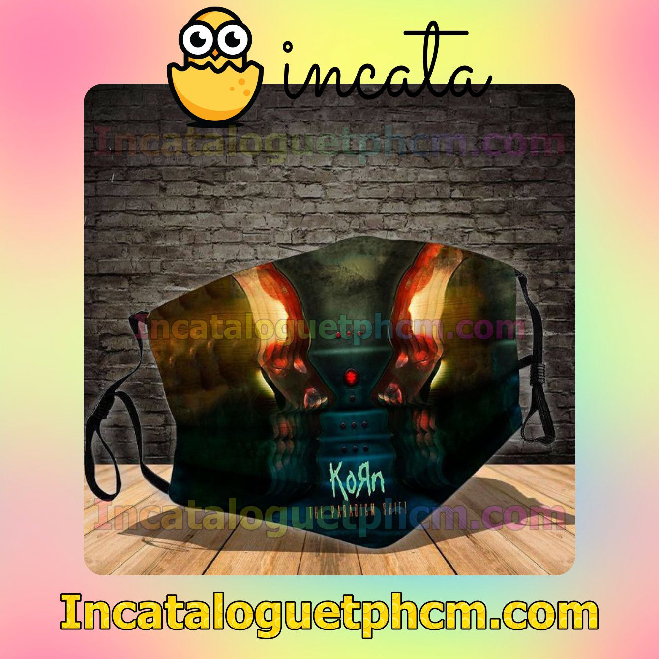 Korn The Paradigm Shift Album Cover Cotton Masks