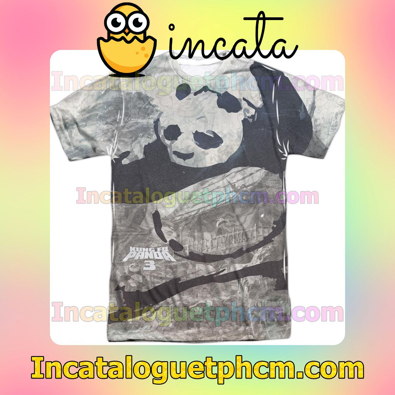 Luxury Kung Fu Panda Brushed Po Personalized T-Shirts
