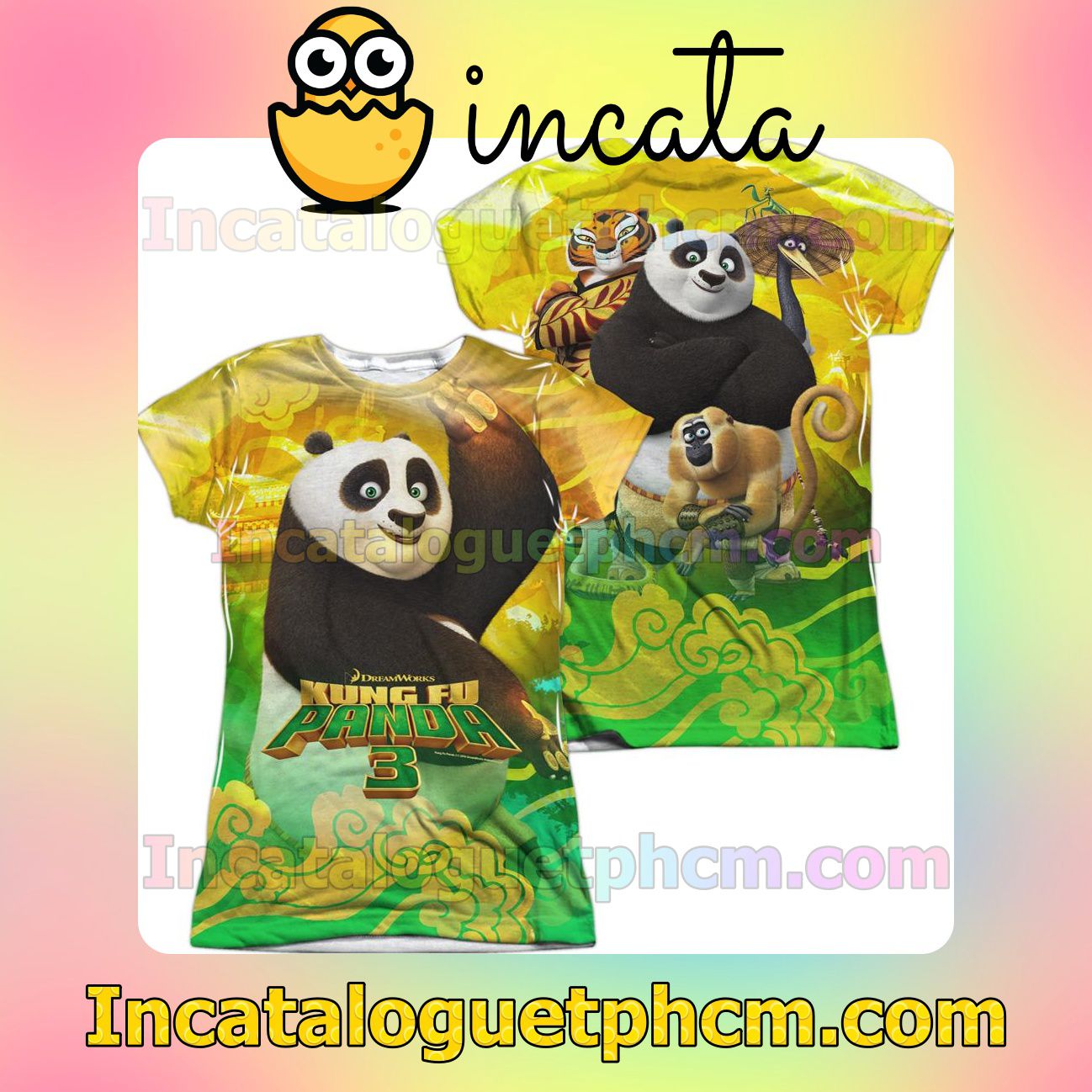 Limited Edition Kung Fu Panda Po And Friends Personalized T-Shirts