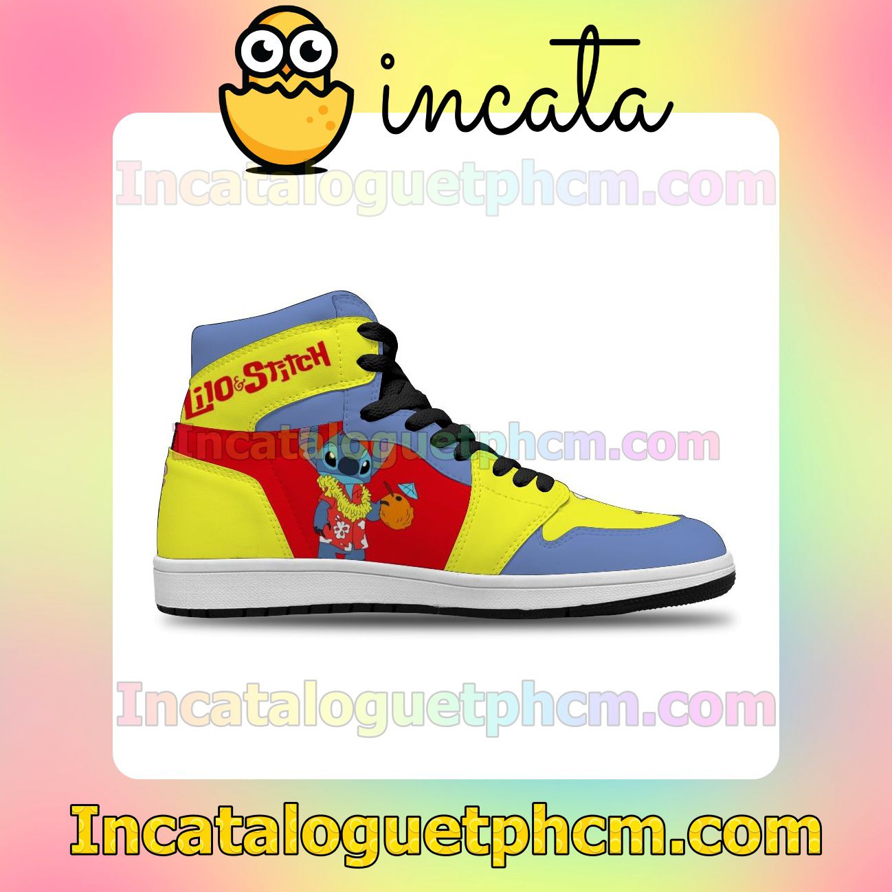 Buy In US Lilo and stitch Air Jordan 1 Inspired Shoes