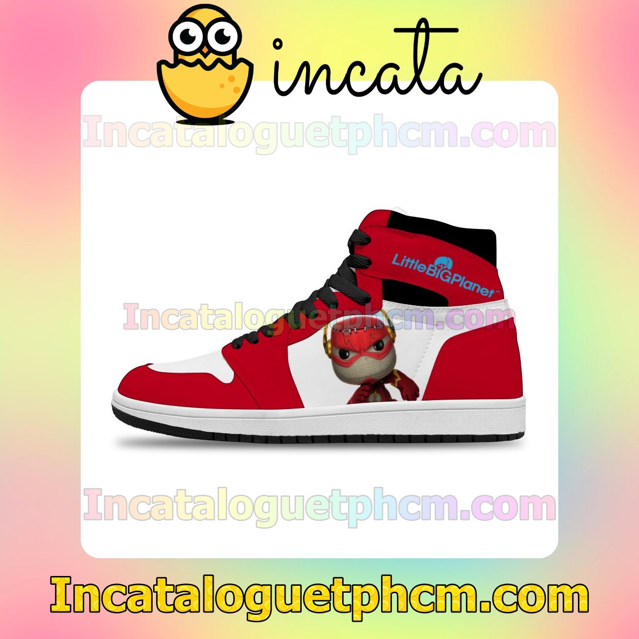 Little Big Planet Chicago-Red Air Jordan 1 Inspired Shoes