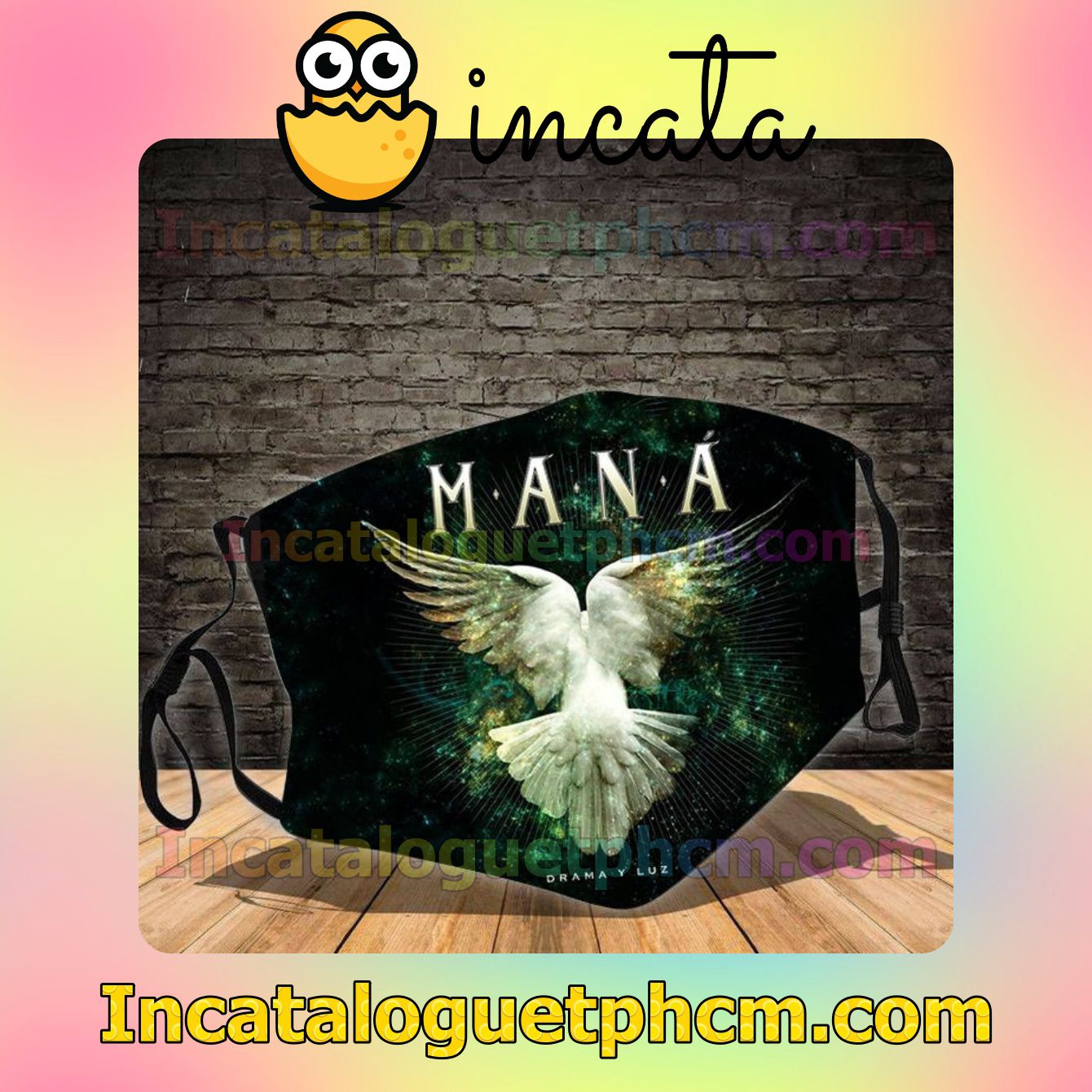 Maná Drama Y Luz Album Cover Cotton Masks