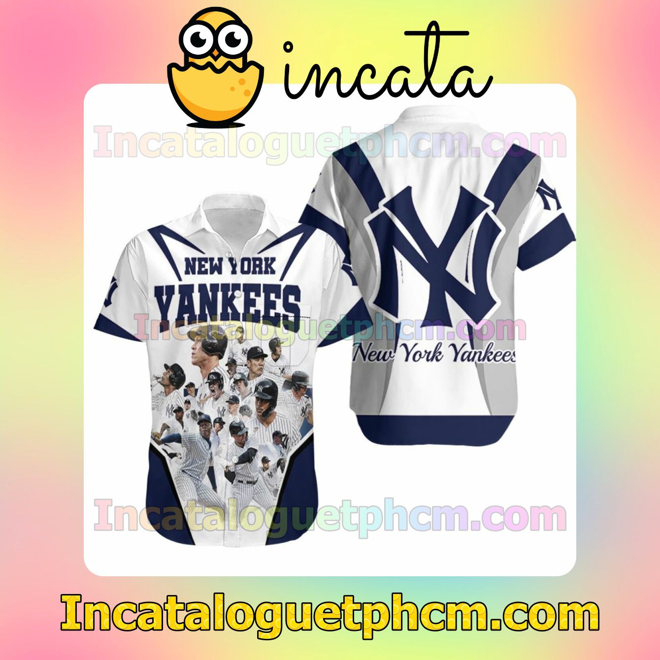New York Yankees All Best Players In One Custom Short Sleeve Shirt