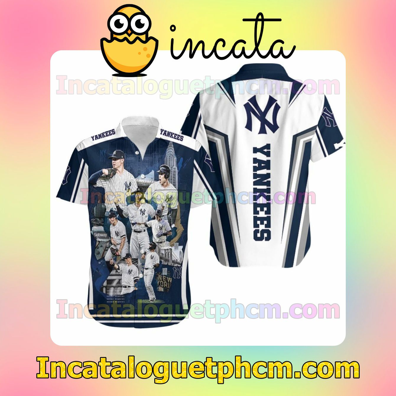 New York Yankees Great Players Lineup Custom Short Sleeve Shirt