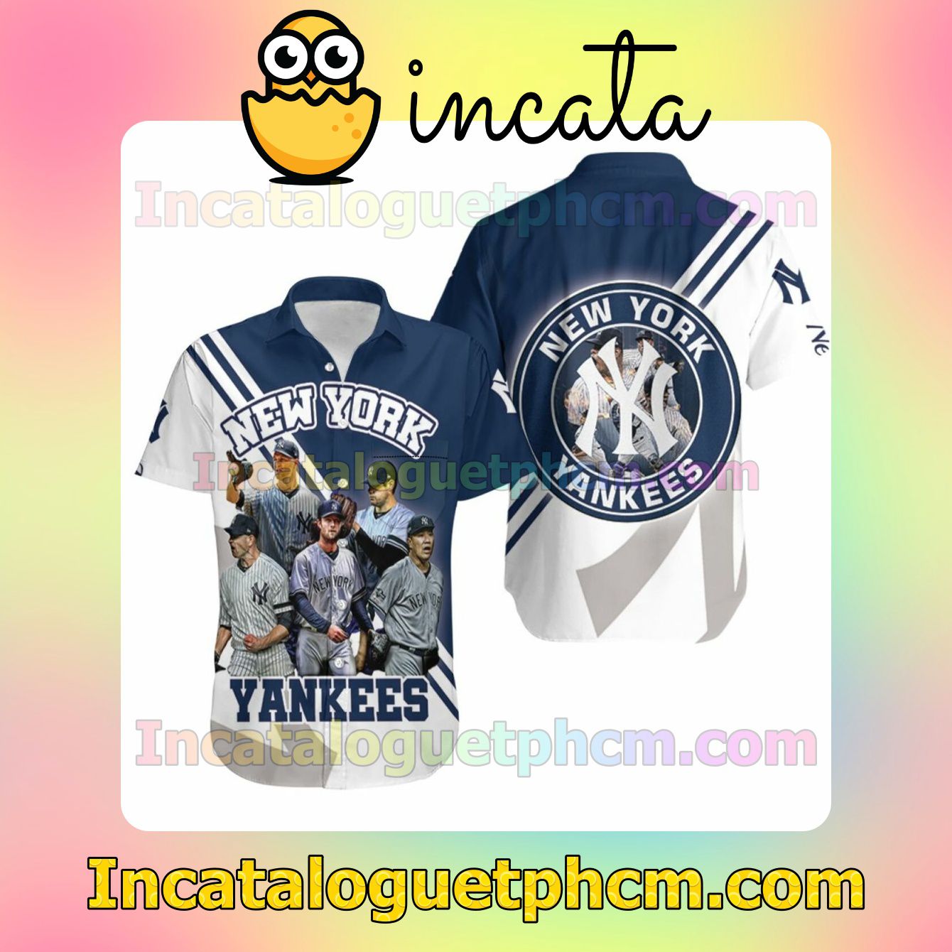 New York Yankees Legend Pitchers Custom Short Sleeve Shirt