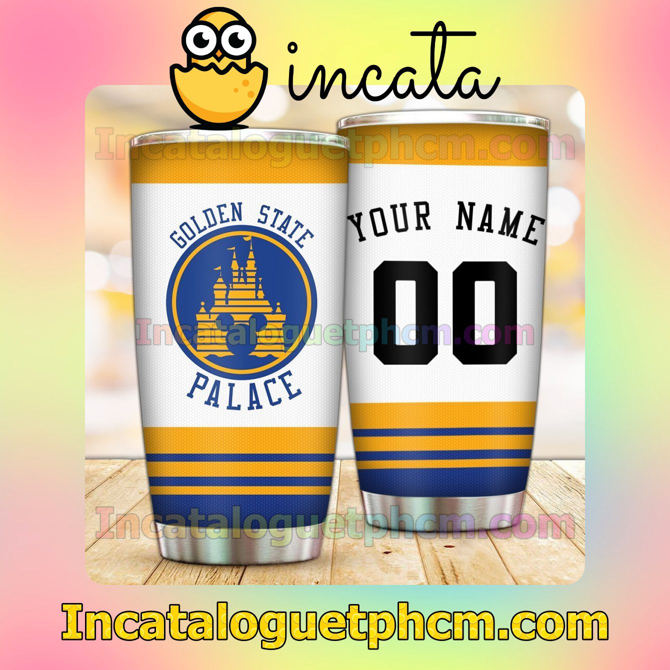 Hot Deal Personalized Golden State Palace Tumbler Design Gift For Mom Sister