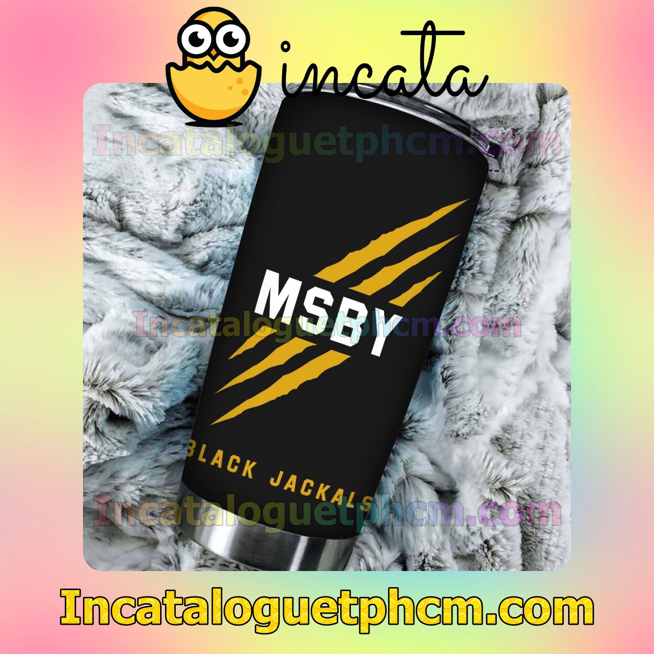 Real Personalized Msby Black Jackals Tumbler Design Gift For Mom Sister