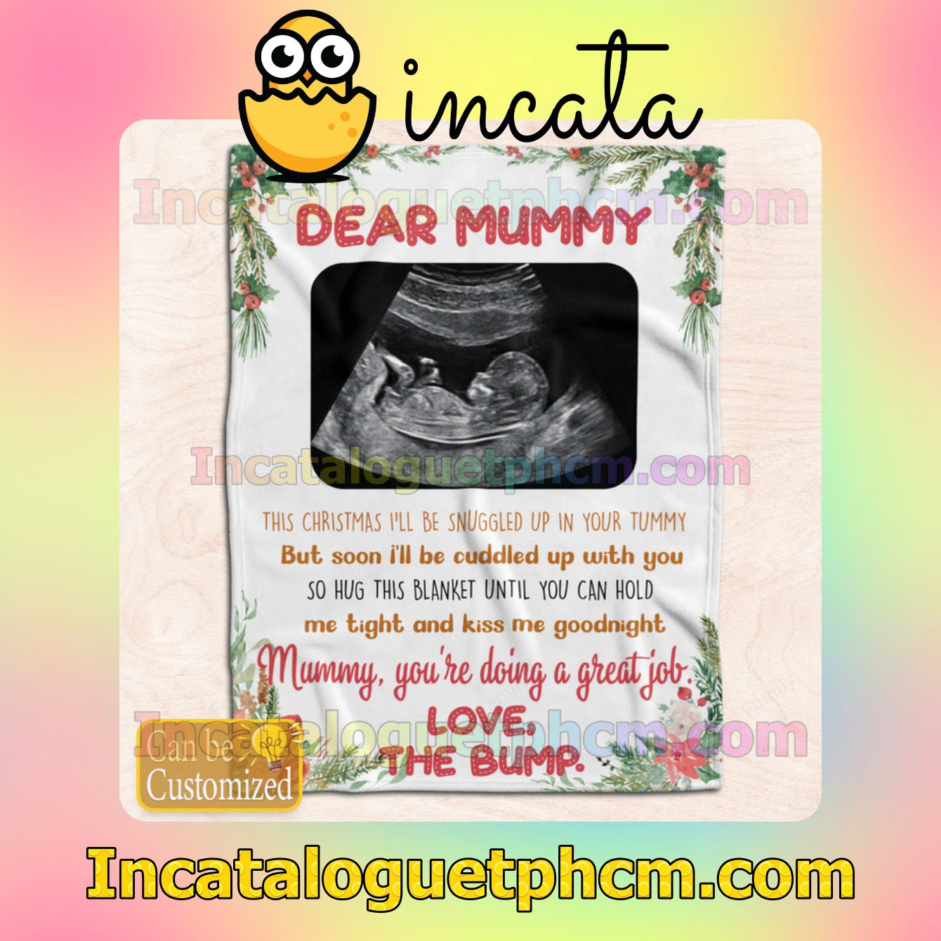 Very Good Quality Personalized Mummy You're Doing A Great Job Gift Mom Dad Blankets