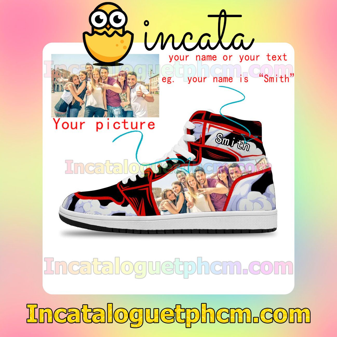 Personalized One Piece Custom Shoes Luffy Gear 4 Custom Snakeman Anime Air Jordan 1 Inspired Shoes