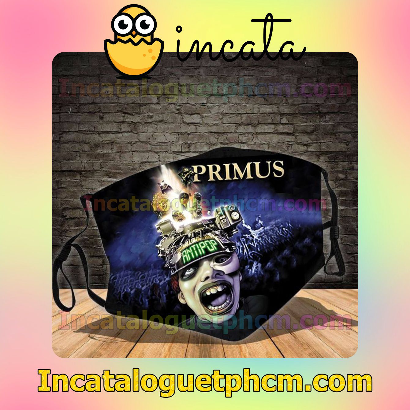 Primus Antipop Album Cover Cotton Masks