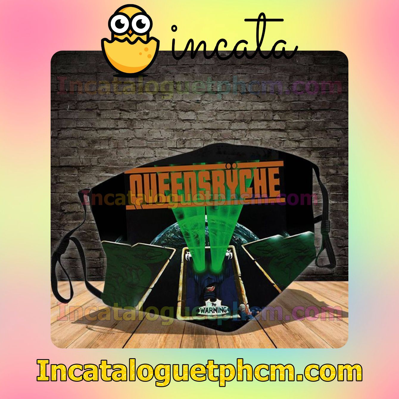 Queensrÿche The Warning Album Cover Cotton Masks