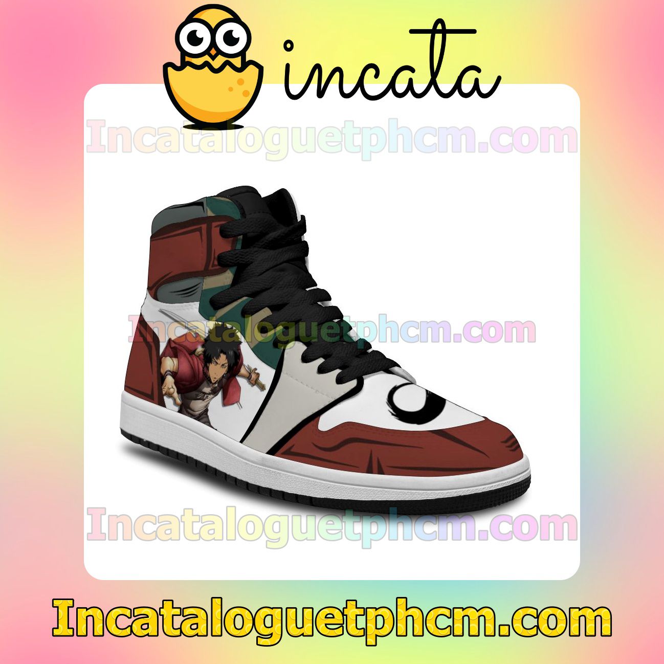 Awesome Samurai Champloo Mugen Air Jordan 1 Inspired Shoes
