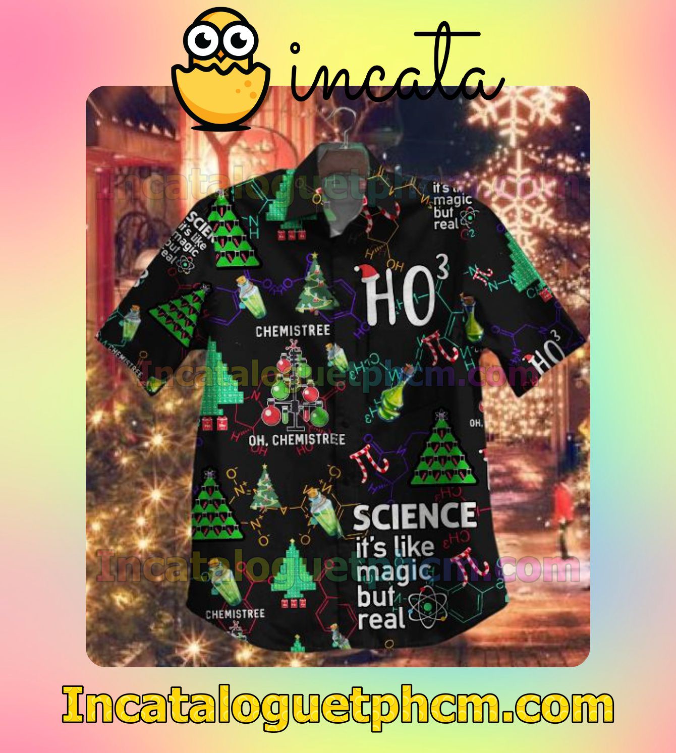 Science It's Like Magic But Real Chemistree Men's Casual Shirts