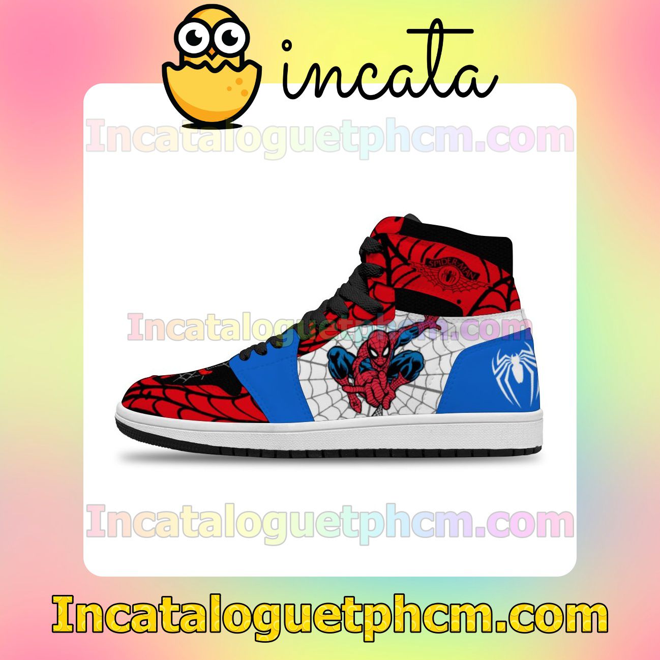 Spiderman Air Jordan 1 Inspired Shoes