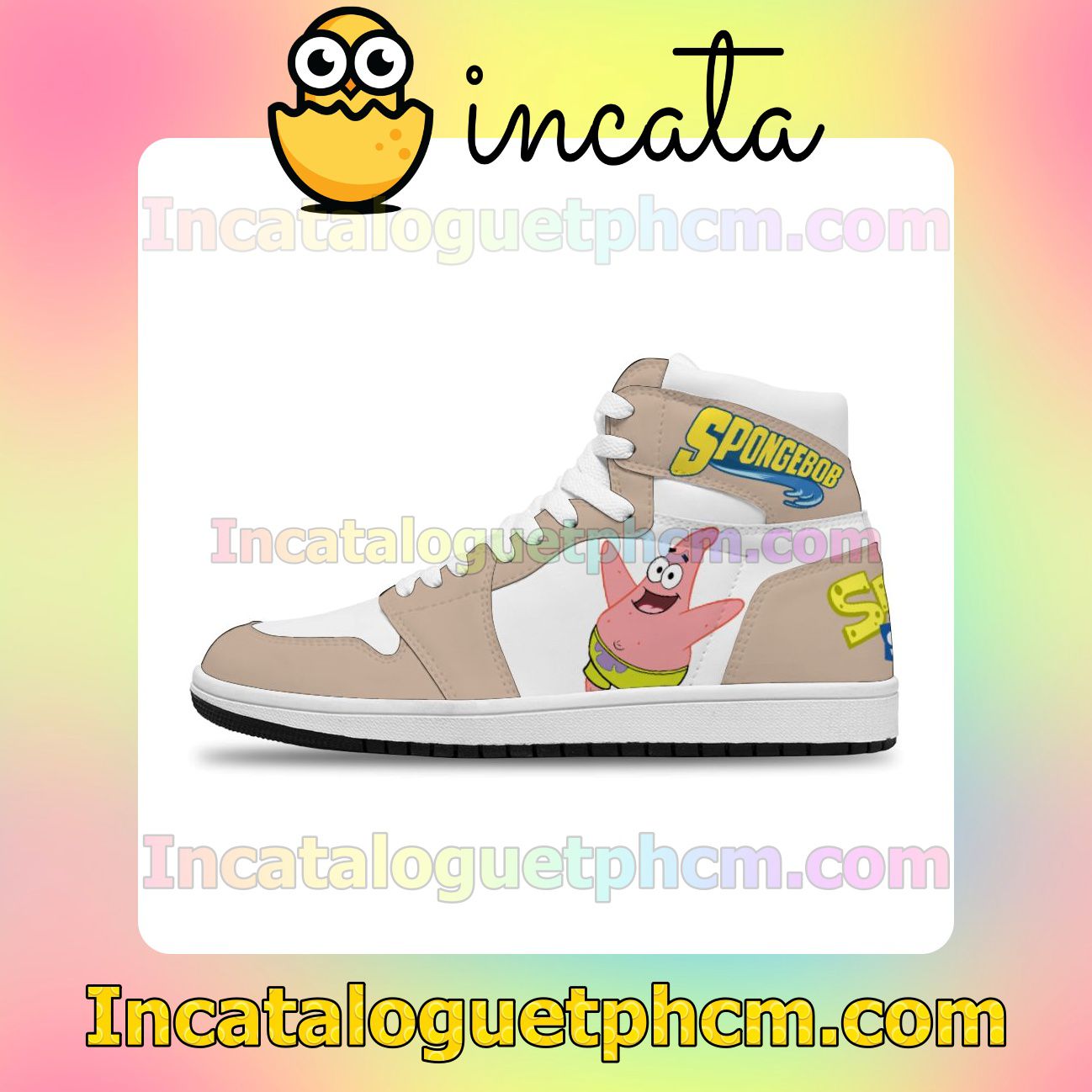 SpongeBob Patrick Star Air Jordan 1 Inspired Shoes