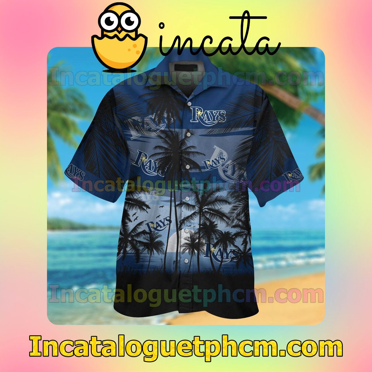 Tampa Bay Rays Beach Vacation Shirt, Swim Shorts