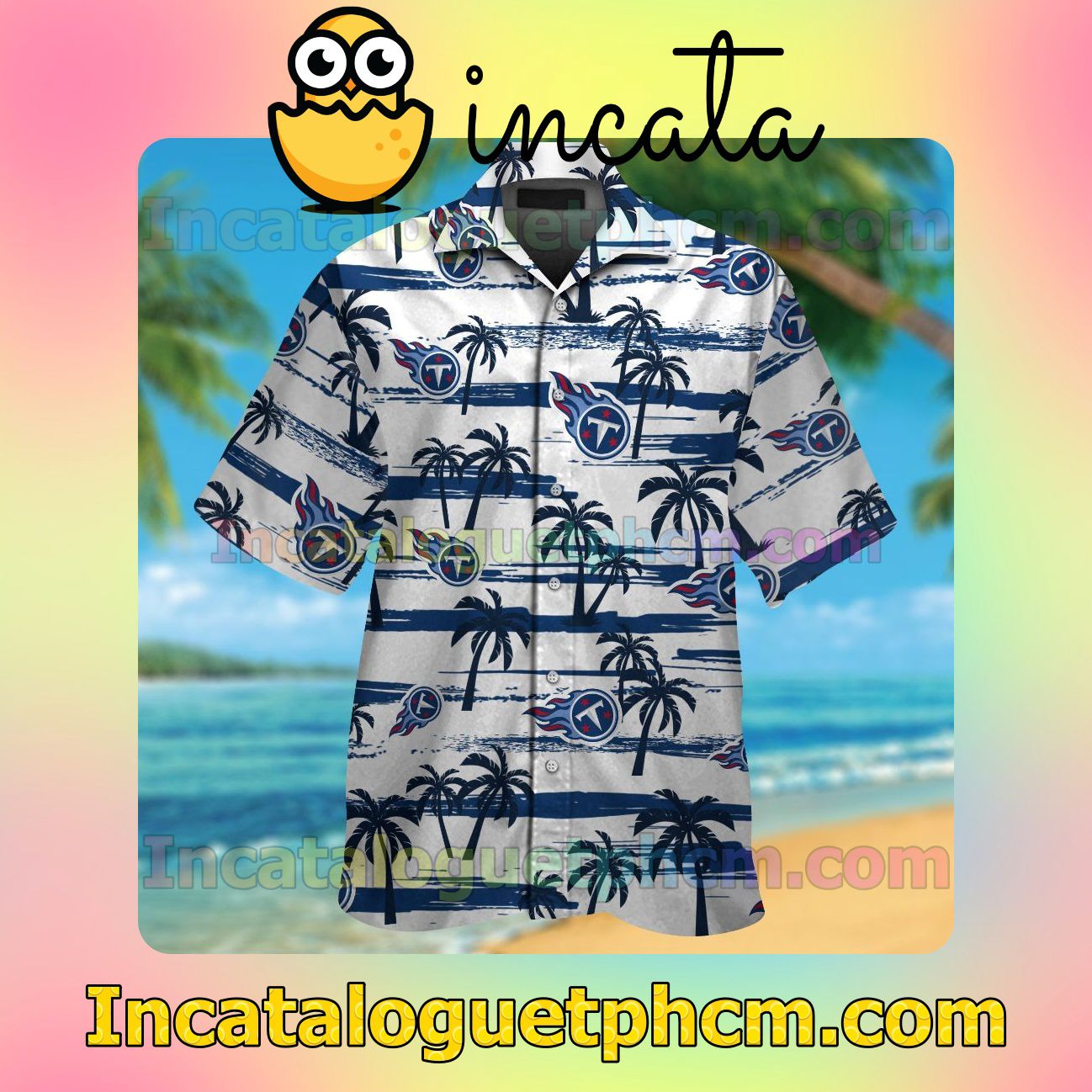 Tennessee Titans Beach Vacation Shirt, Swim Shorts