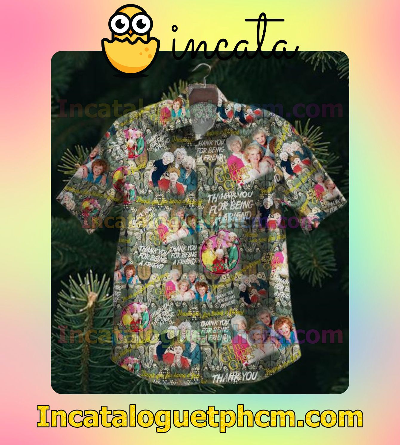 Thank You For Being A Friend Golden Girls Men's Casual Shirts