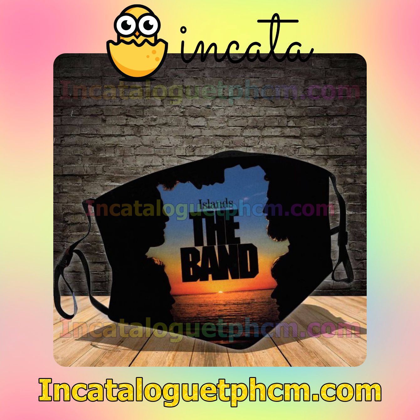 The Band Islands Album Cover Cotton Masks
