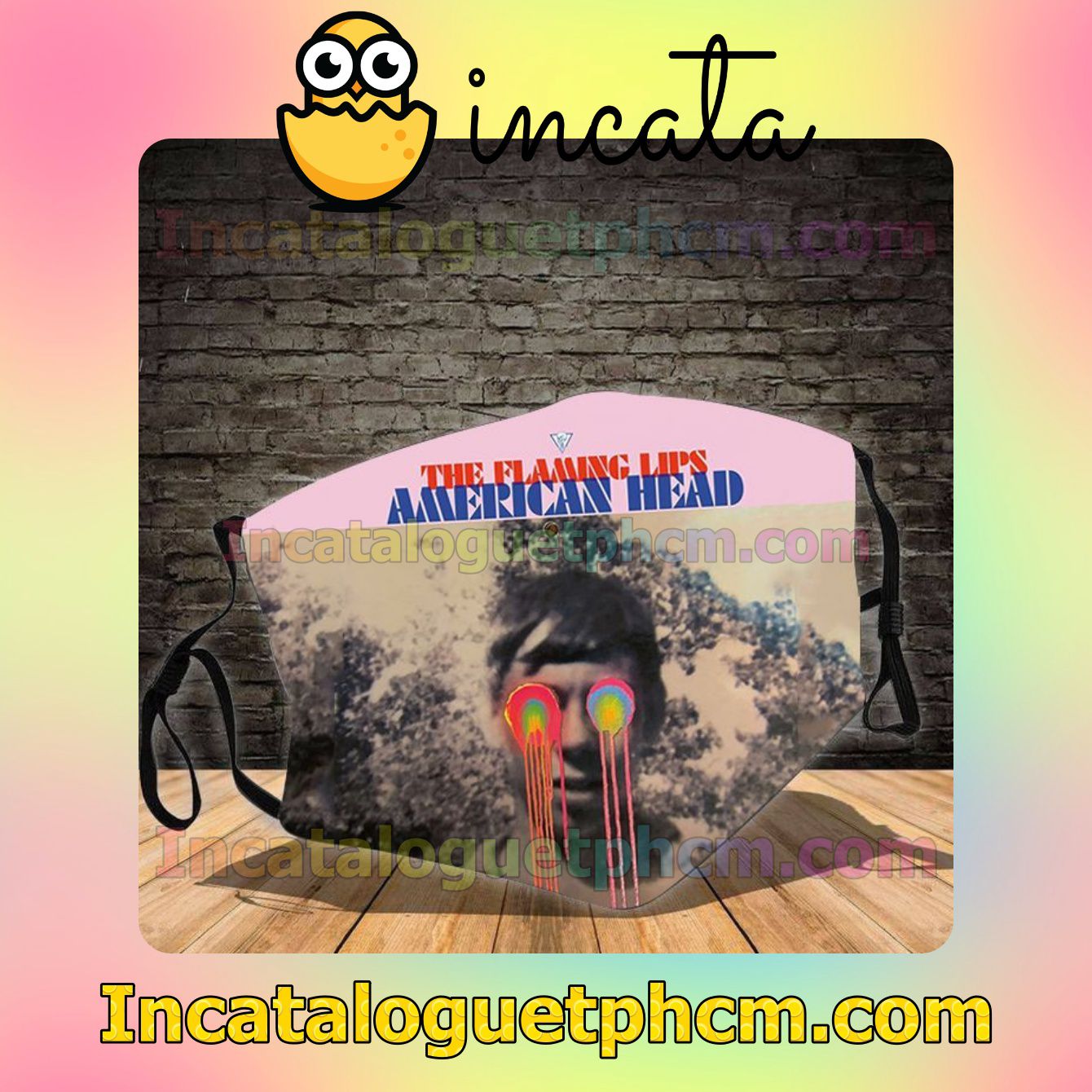 The Flaming Lips American Head Album Cover Cotton Masks