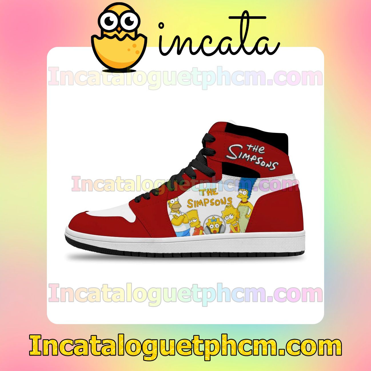 The Simpsons Holder Air Jordan 1 Inspired Shoes