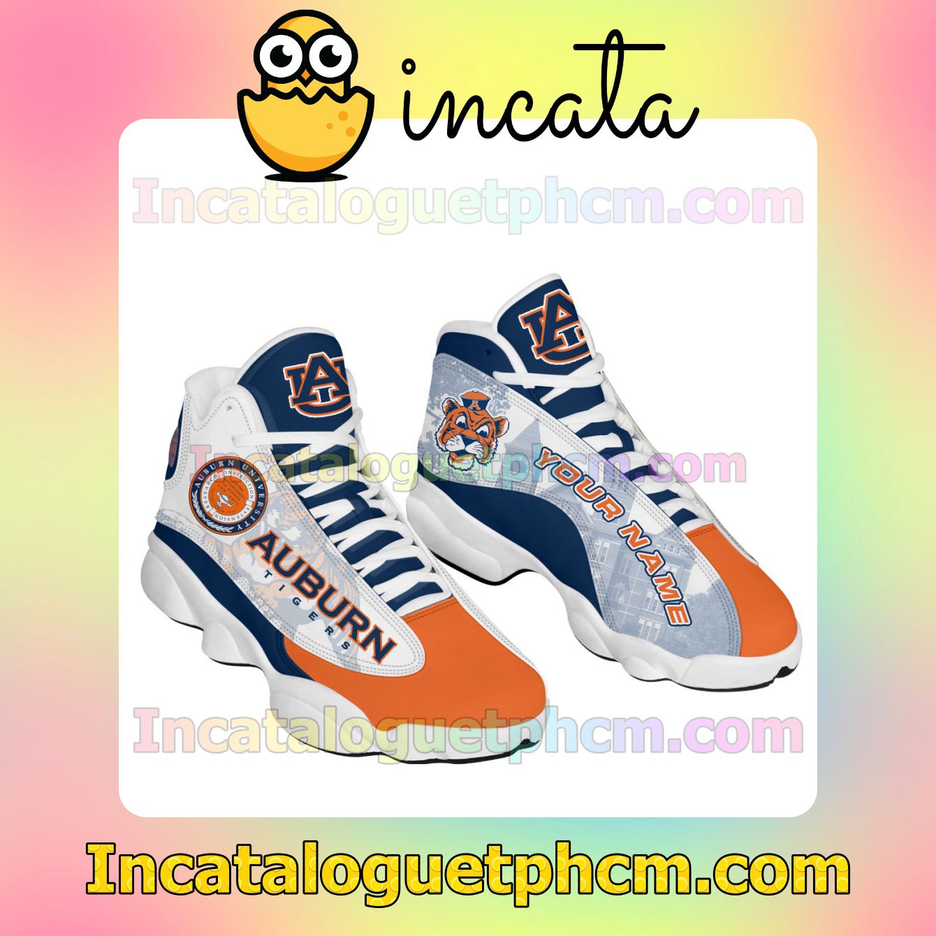 Beautiful Auburn Tigers Nike Mens Shoes Sneakers