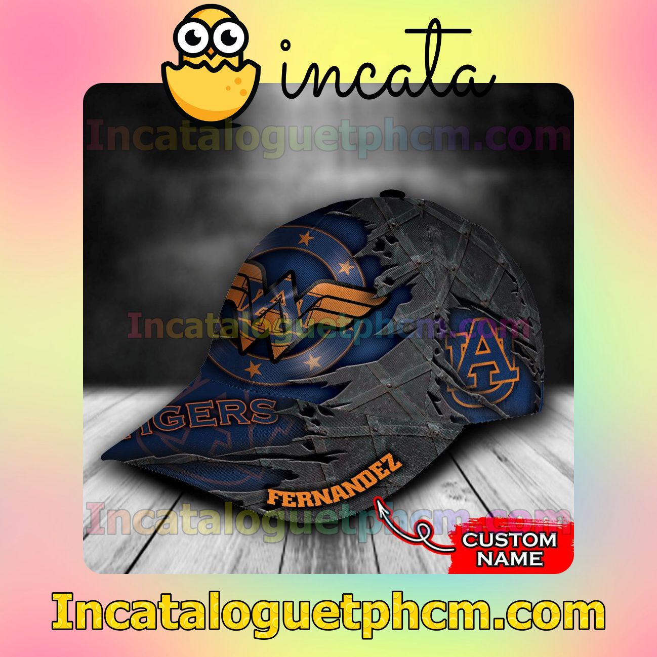 Absolutely Love Auburn Tigers Wonder Wonman NCAA Customized Hat Caps