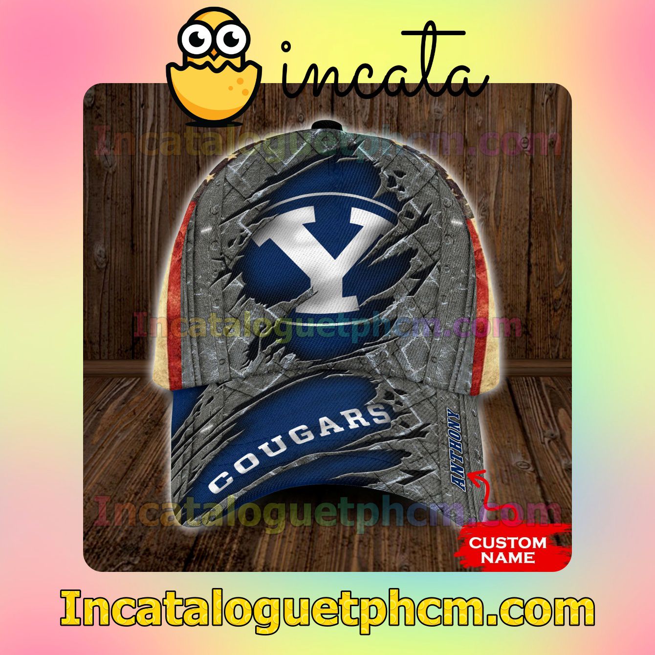 Limited Edition BYU Cougars NCAA Customized Hat Caps