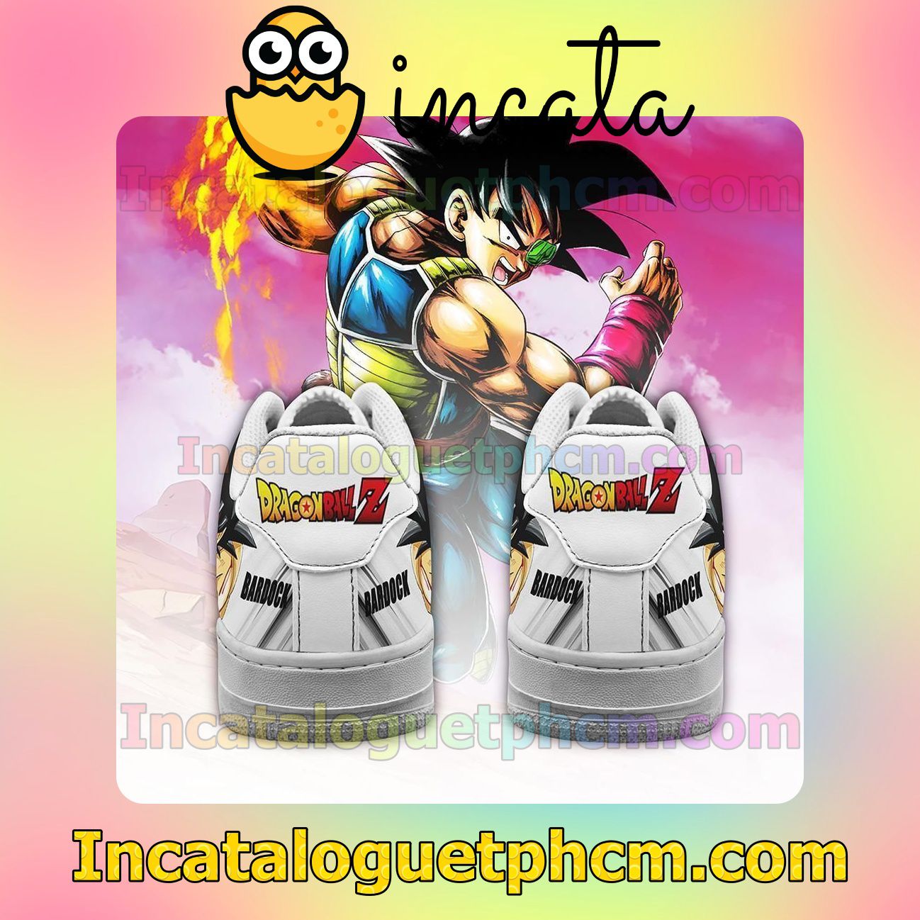 Clothing Bardock Dragon Ball Z Anime Nike Low Shoes Sneakers