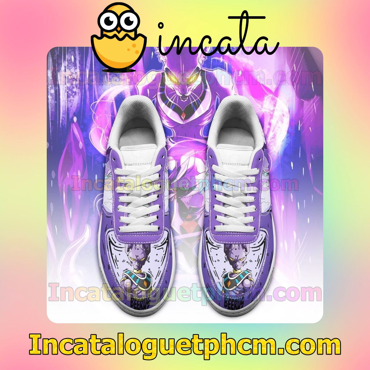Beautiful Beerus Dragon Ball Anime Nike Low Shoes Sneakers