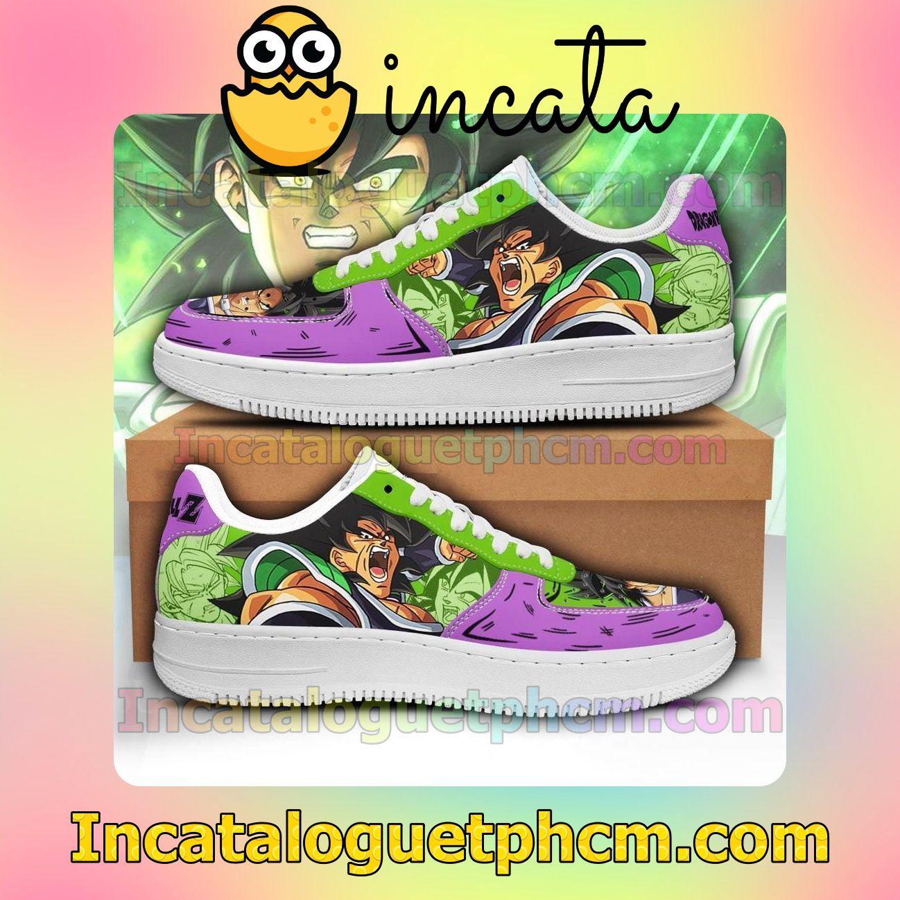 Broly Dragon Ball Anime Nike Low Shoes Sneakers