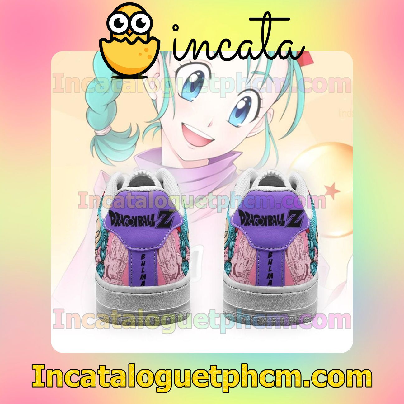 Free Bulma Dragon Ball Anime Nike Low Shoes Sneakers