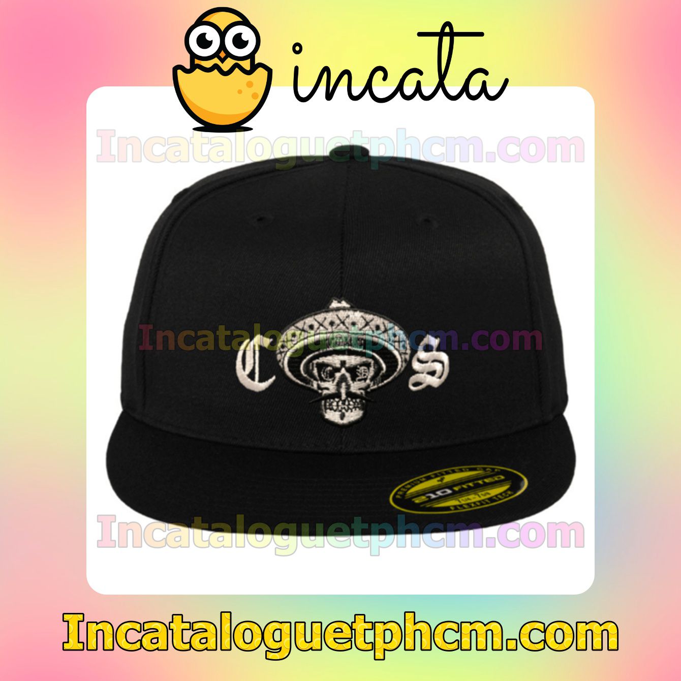 Present Chicano Style Black Classic Hat Caps Gift For Men