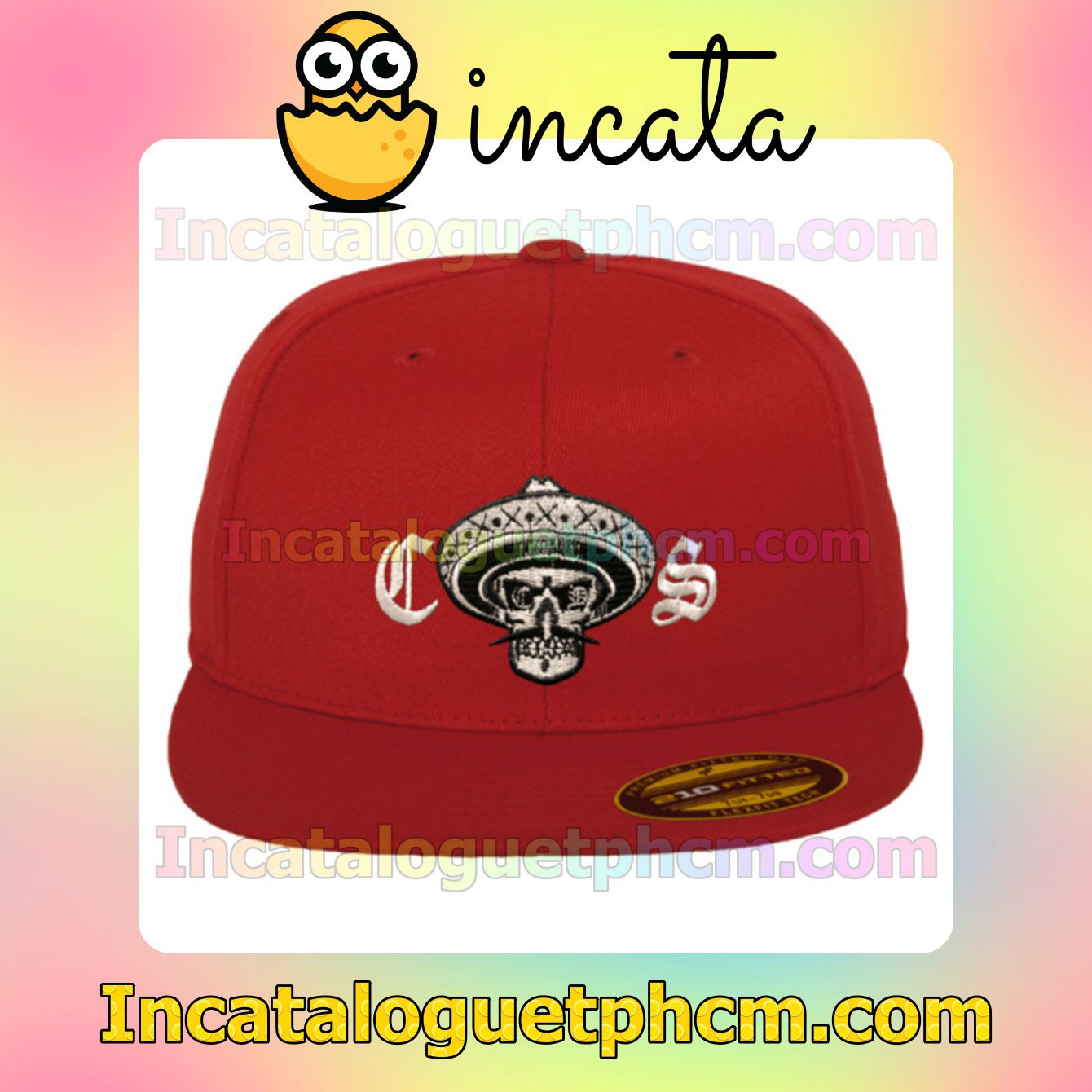 Order Chicano Style Red Classic Hat Caps Gift For Men