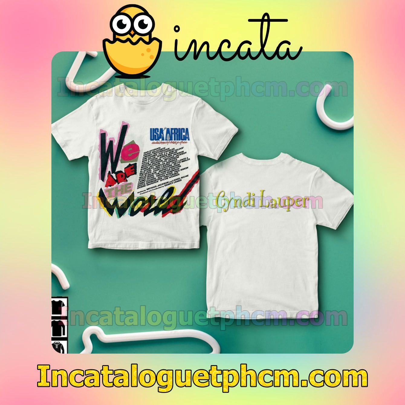 Cyndi Lauper We Are The World Fan Shirts
