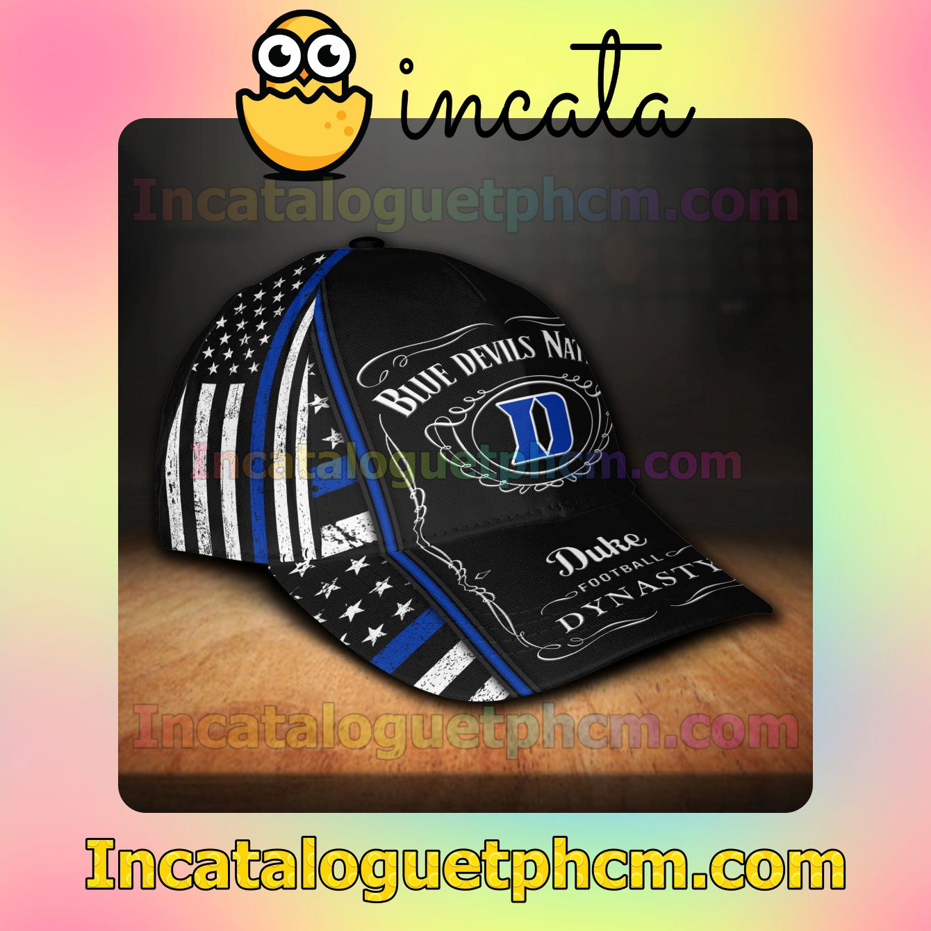 Check out Duke Blue Devils NCAA & Jack Daniel Customized Hat Caps